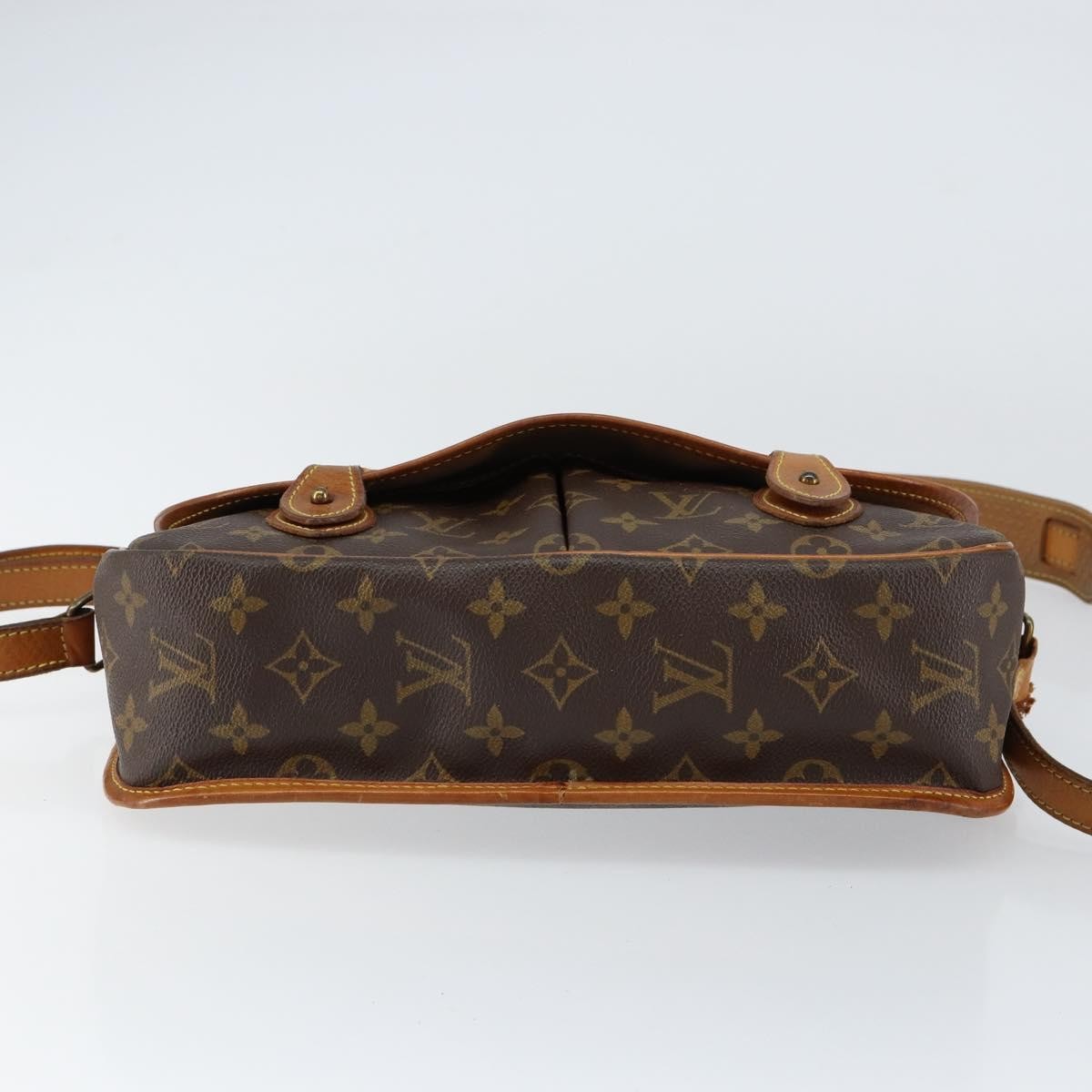 Louis Vuitton Sac Gibeciere Messenger Bag Monogram Canvas, BROWN, CANVAS, Shoulder bag