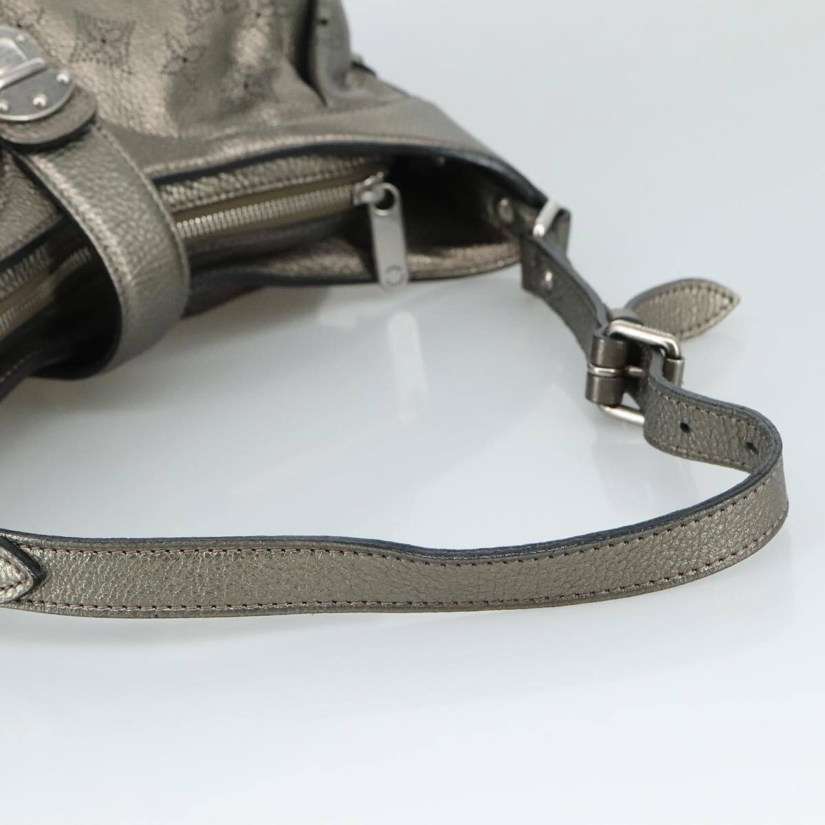 Louis Vuitton XS Crossbody Bag Mahina Leather, METALLIC, CANVAS, Shoulder bag