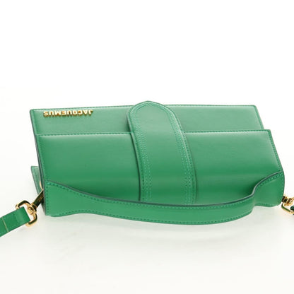 Jacquemus Le Bambinou Flap Bag Leather, GREEN, LEATHER, Handbag