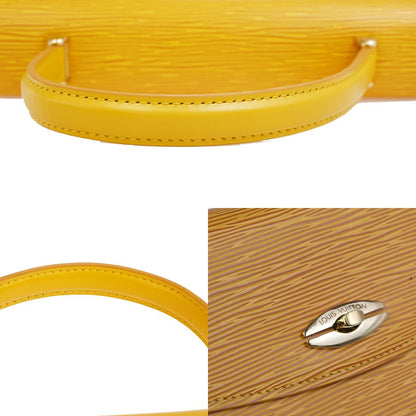 Louis Vuitton Malesherbes Handbag Epi Leather, YELLOW, LEATHER, Handbag
