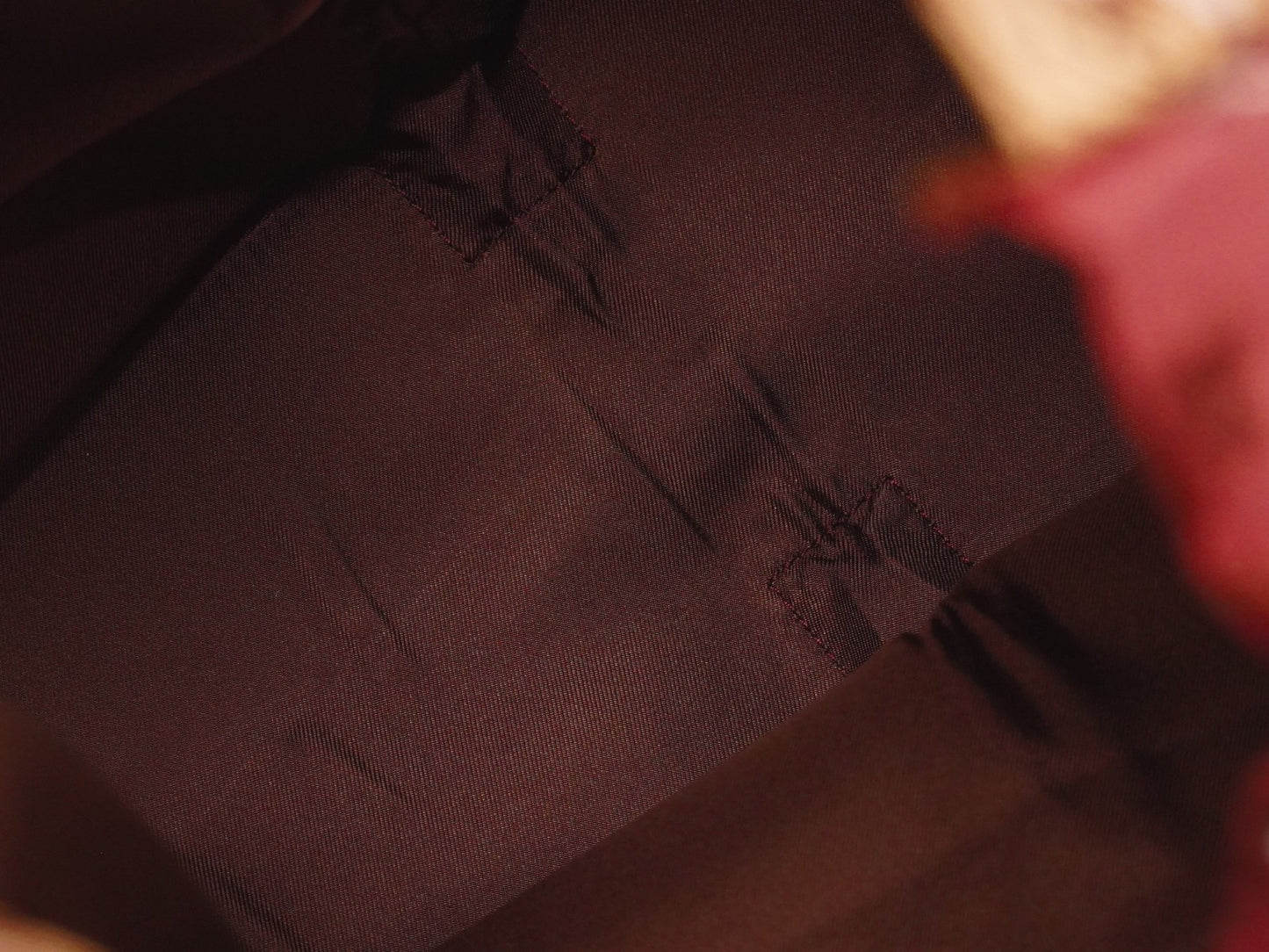 Hermes Silky Pop Tote Printed Silk, BURGUNDY, SILK, Tote bag