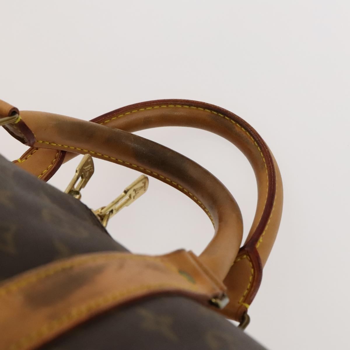 Louis Vuitton Keepall Bandouliere Bag Monogram Canvas, BROWN, CANVAS, Travel bag