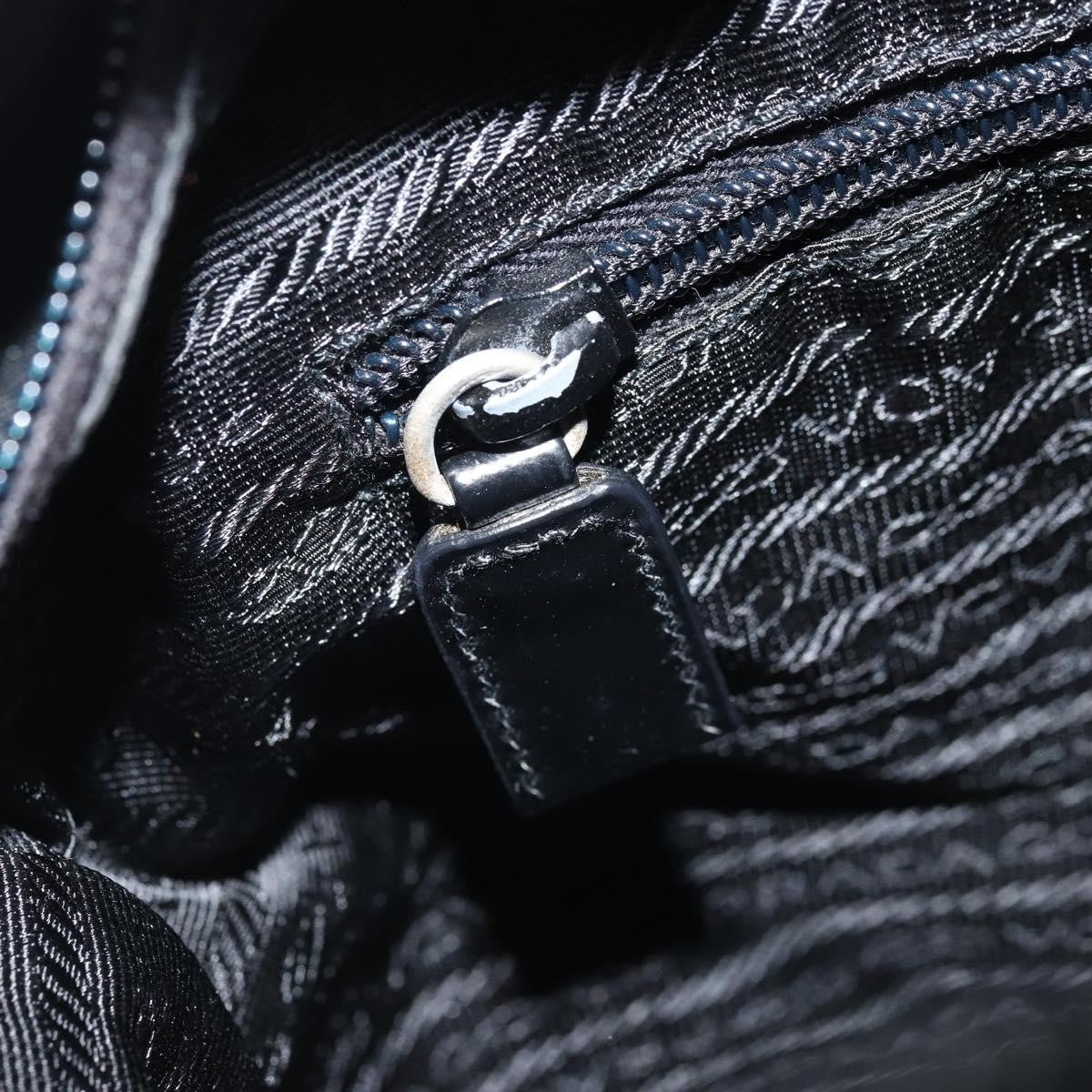 Prada Vintage Zip Tote Tessuto, BLACK, NYLON, Tote bag