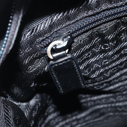 Prada Vintage Zip Tote Tessuto, BLACK, NYLON, Tote bag