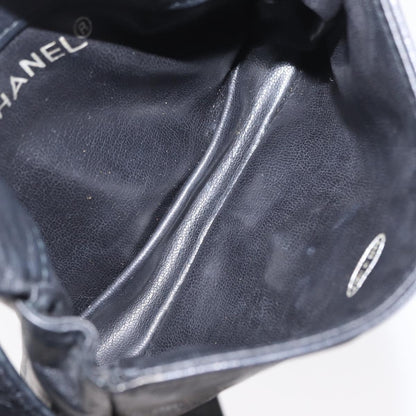 Chanel Chain Envelope Belt Bag Quilted Calfskin, BLACK, LEATHER, Clutche & pouche