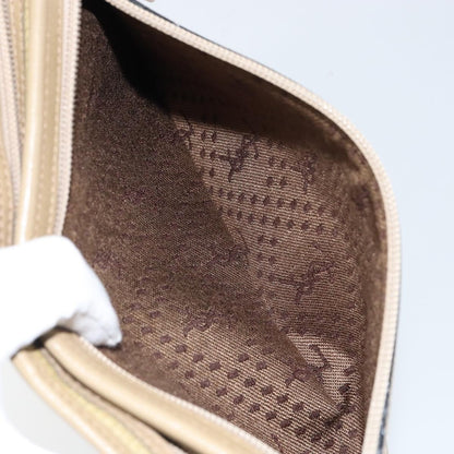 Saint Laurent Zip Pouch Leather, BEIGE, LEATHER, Clutche & pouche