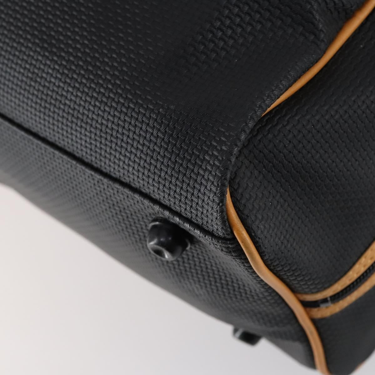 Saint Laurent Vintage Boston PVC Leather, BLACK, PVC, Travel bag