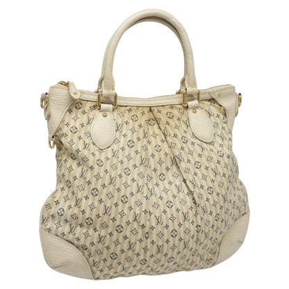 Louis Vuitton Marina Handbag Mini Lin Croisette, BEIGE, CANVAS, Handbag