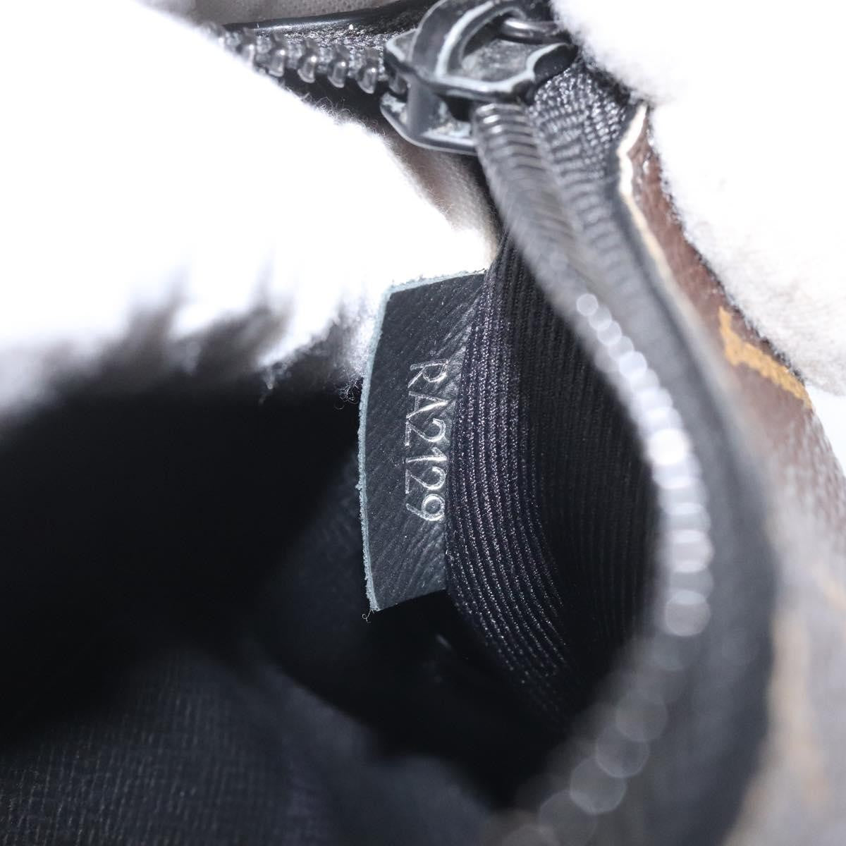 Louis Vuitton Zipped Pouch Limited Edition Logo Story Monogram Canvas, BROWN, CANVAS, Clutche & pouche