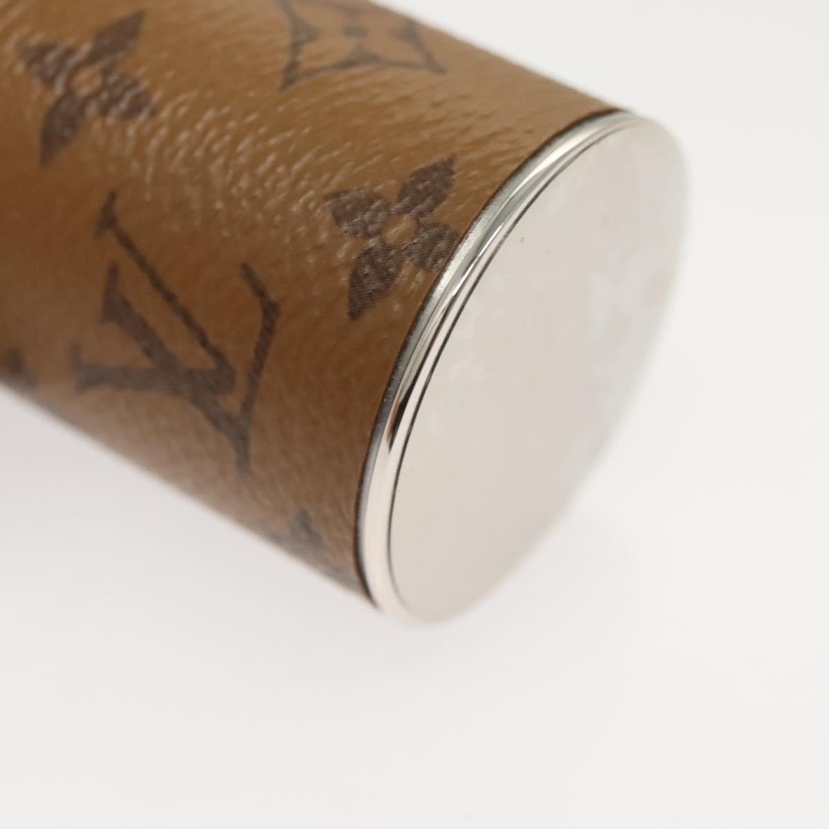 Louis Vuitton Lipstick Case on Chain Monogram Canvas, BROWN, CANVAS, Clutche & pouche