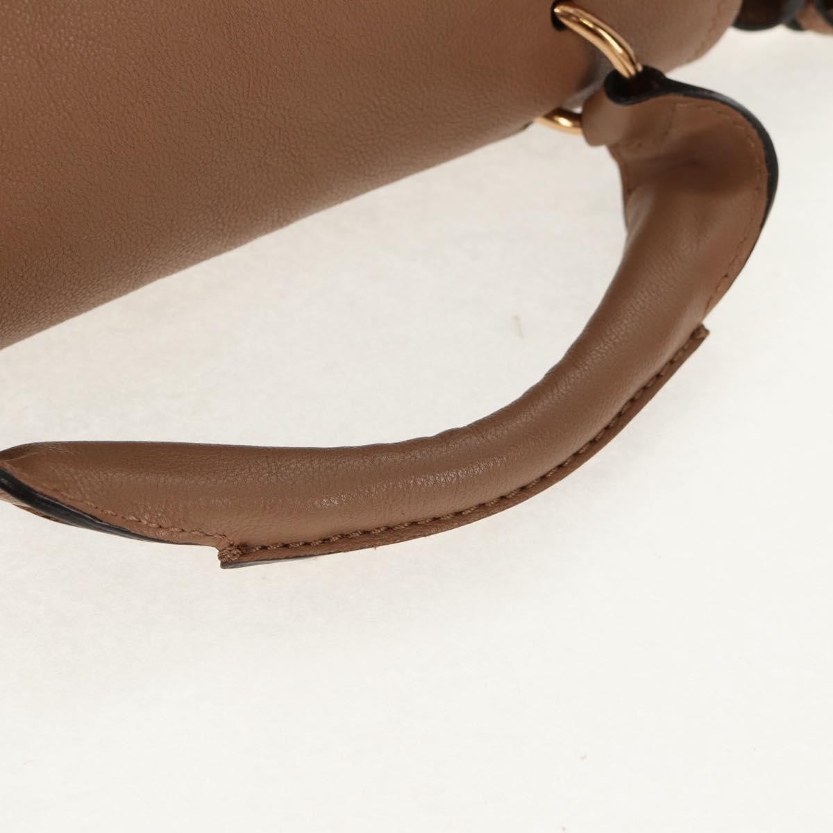 Chloe Elsie Convertible Satchel Leather, BEIGE, LEATHER, Handbag