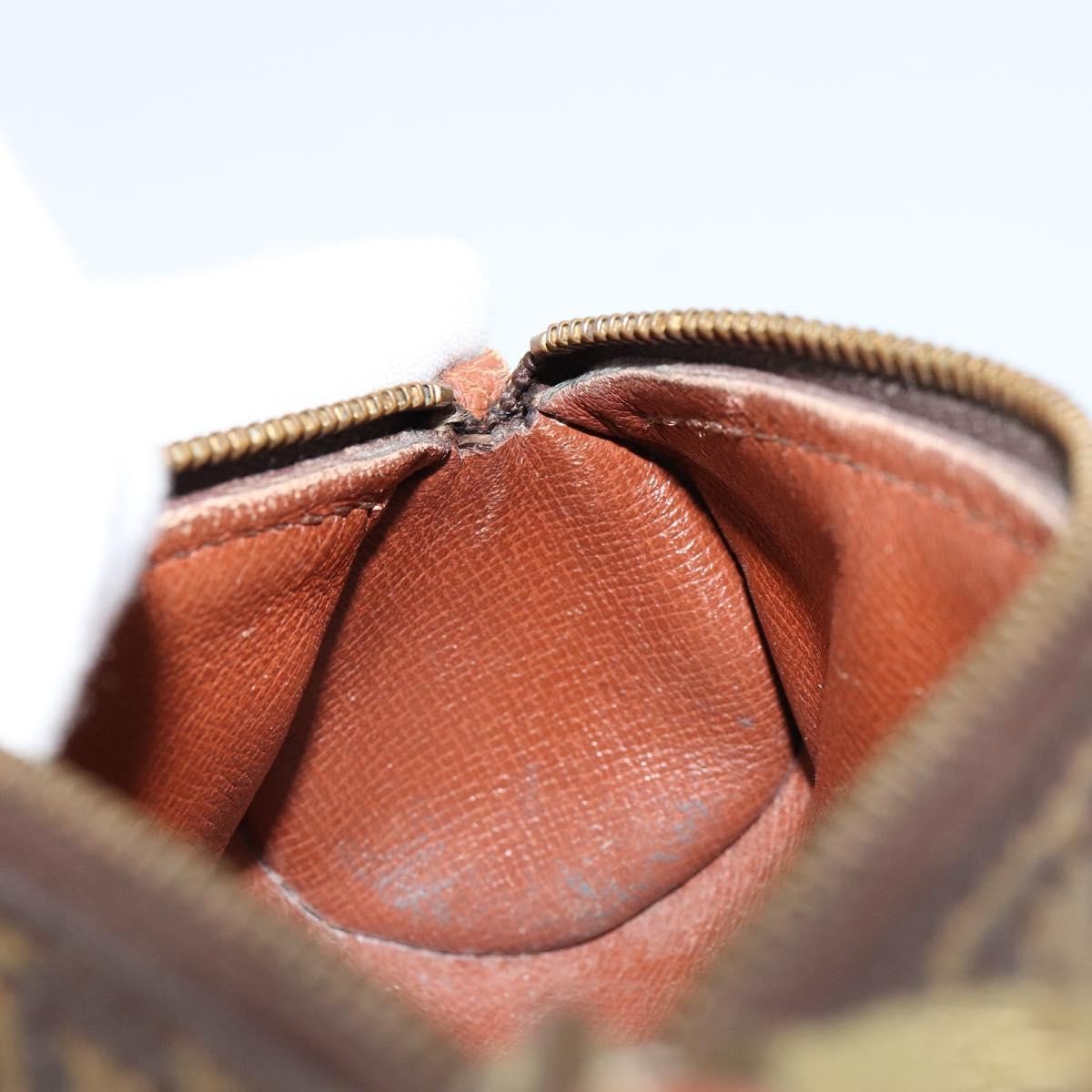 Louis Vuitton Papillon Pochette Monogram Canvas, BROWN, CANVAS, Clutche & pouche