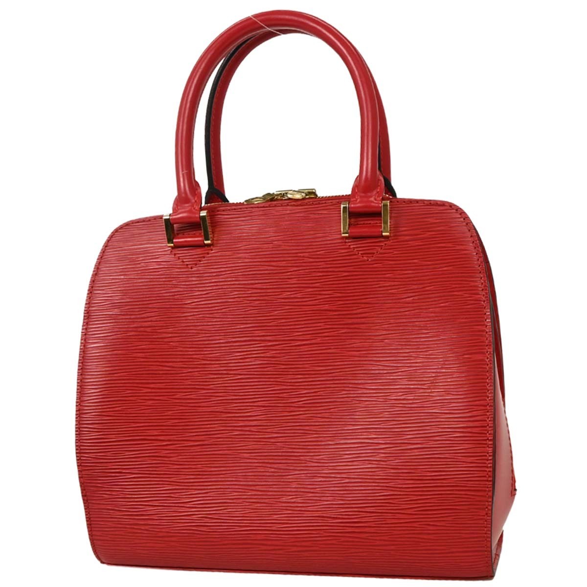 Louis Vuitton Pont Neuf Handbag Epi Leather, RED, LEATHER, Handbag