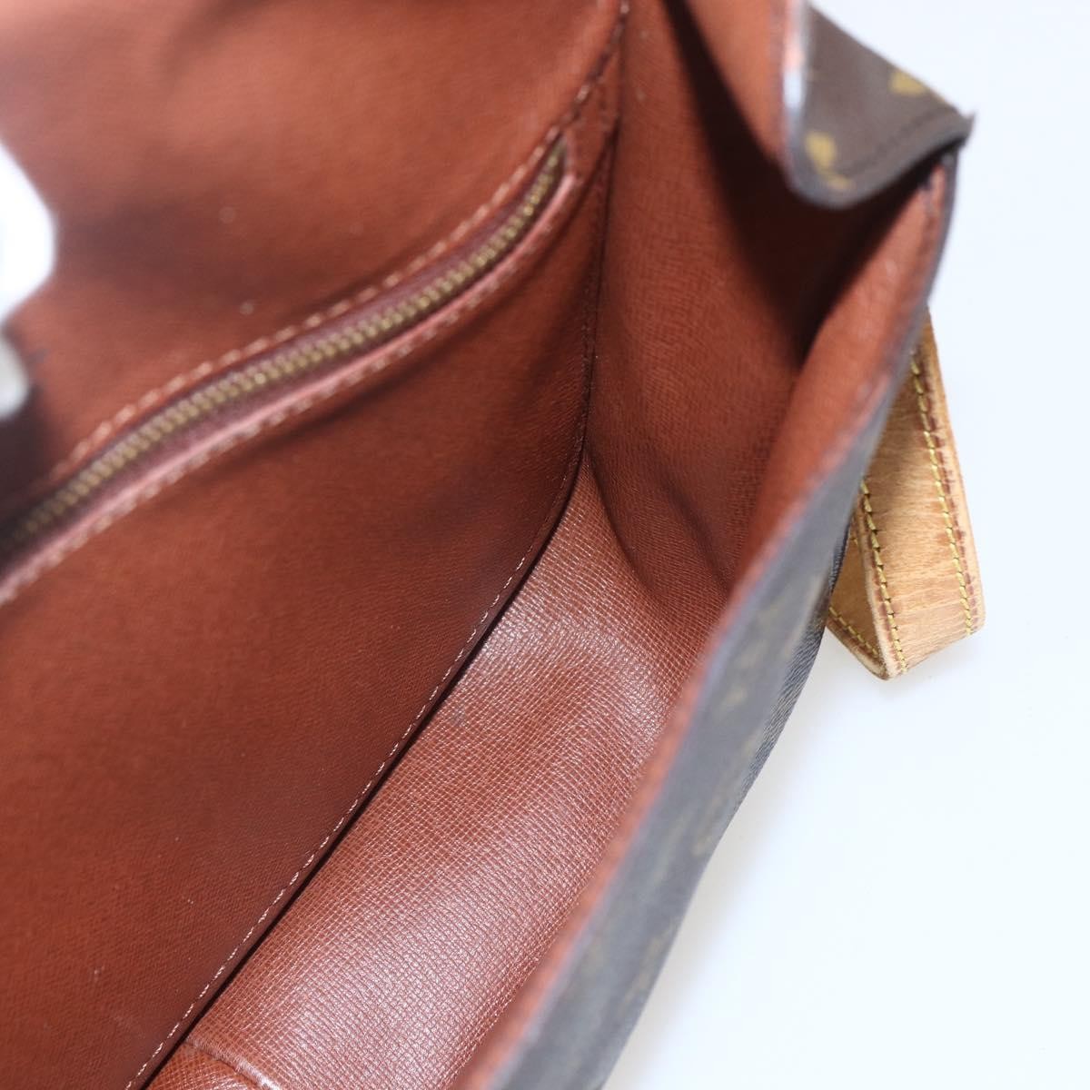 Louis Vuitton Saint Cloud Handbag Monogram Canvas, BROWN, CANVAS, Shoulder bag