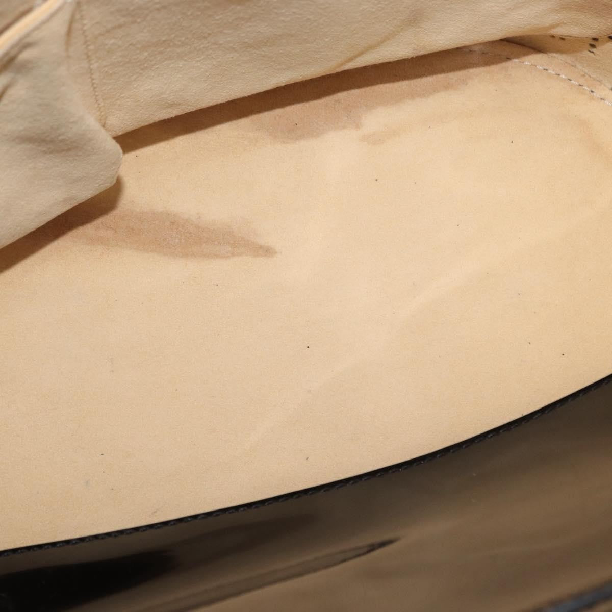 Chanel CC No.5 Shopping Tote Perforated Patent, BLACK, PATENT_LEATHER, Tote bag