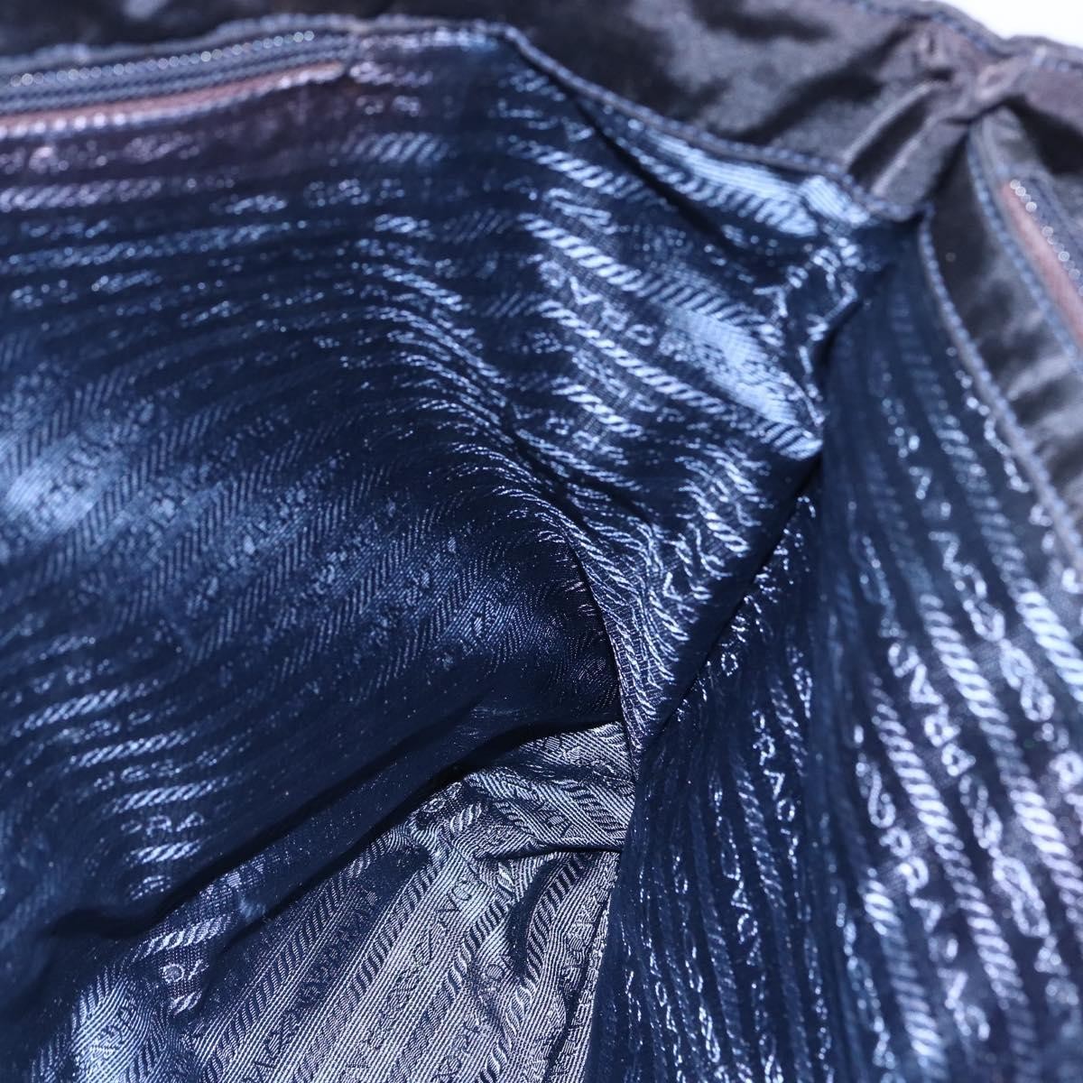 Prada Front Pocket Zip Tote Tessuto, BLACK, NYLON, Tote bag