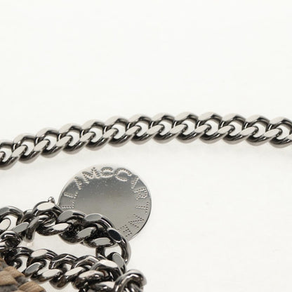 Stella McCartney Falabella Fold Over Bag Faux Leather, GRAY, POLYESTER, Shoulder bag