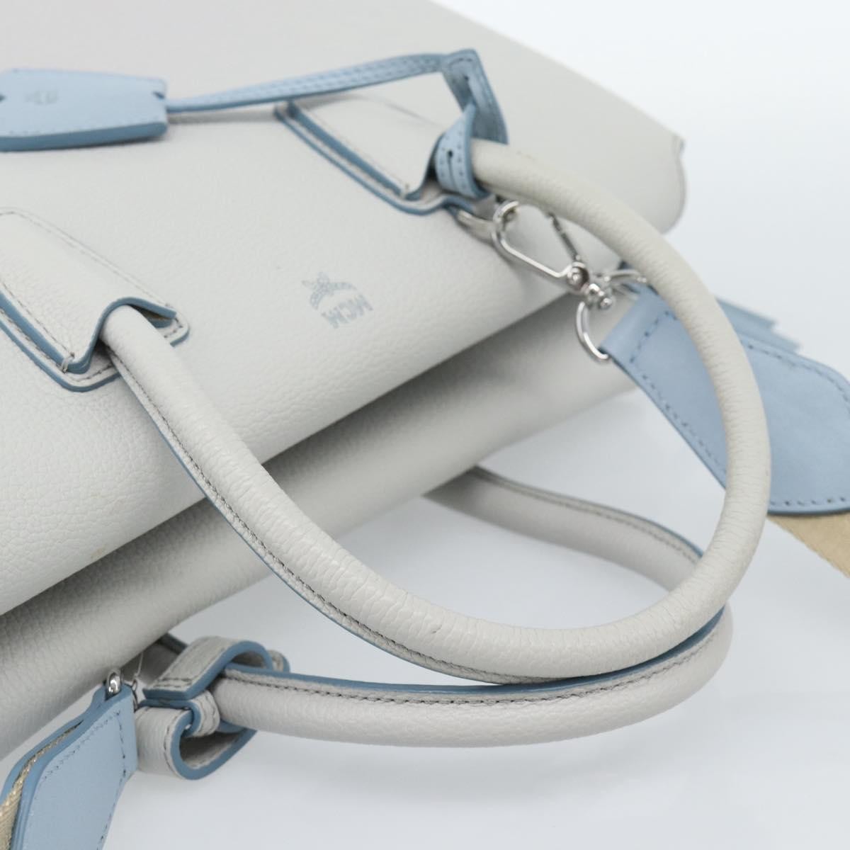 MCM Milla Leather, Gray, Leather, Handbag