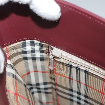 Burberry Shoulder Bag Leather, BURGUNDY, LEATHER, Shoulder bag