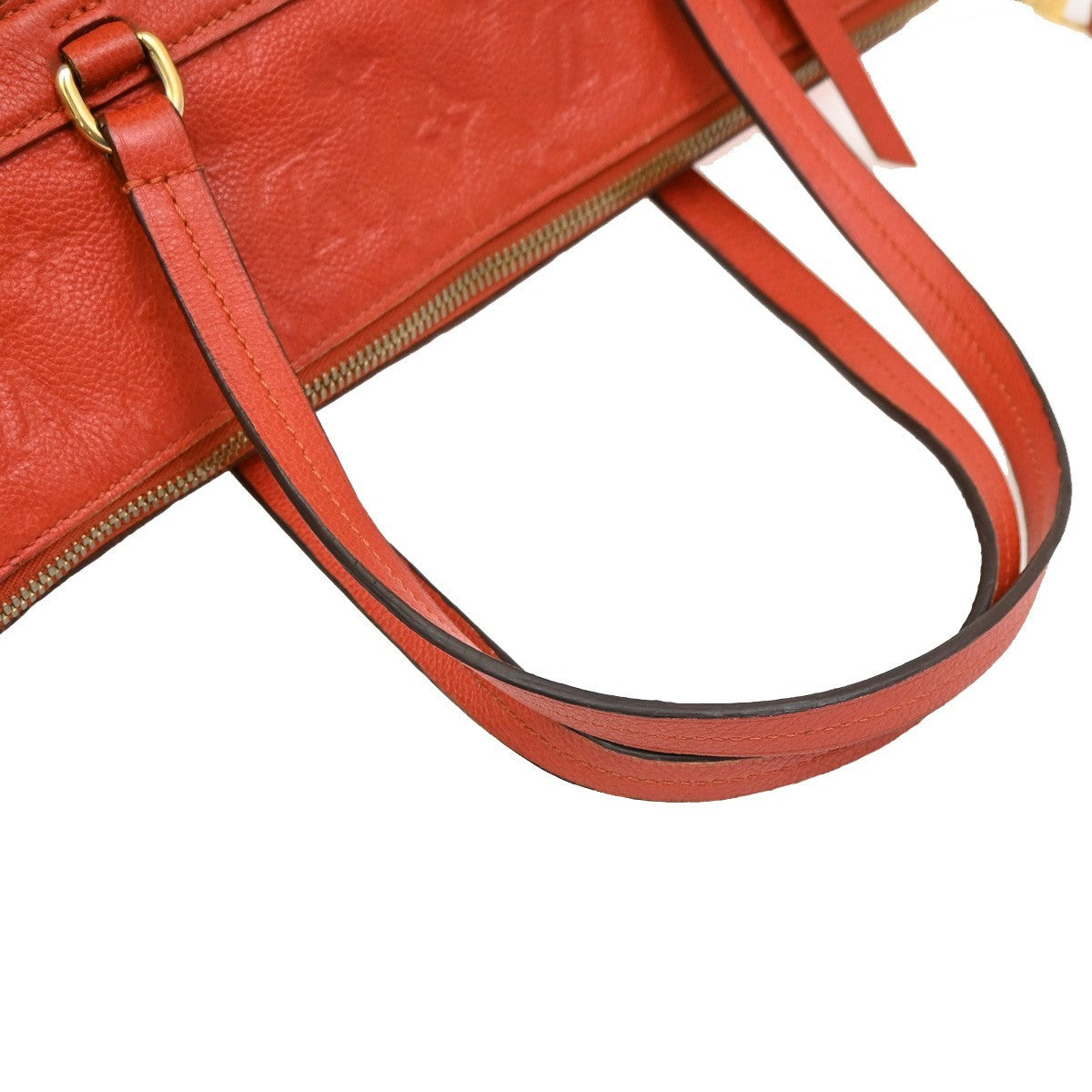 Louis Vuitton Lumineuse Handbag Monogram Empreinte Leather, RED, LEATHER, Shoulder bag