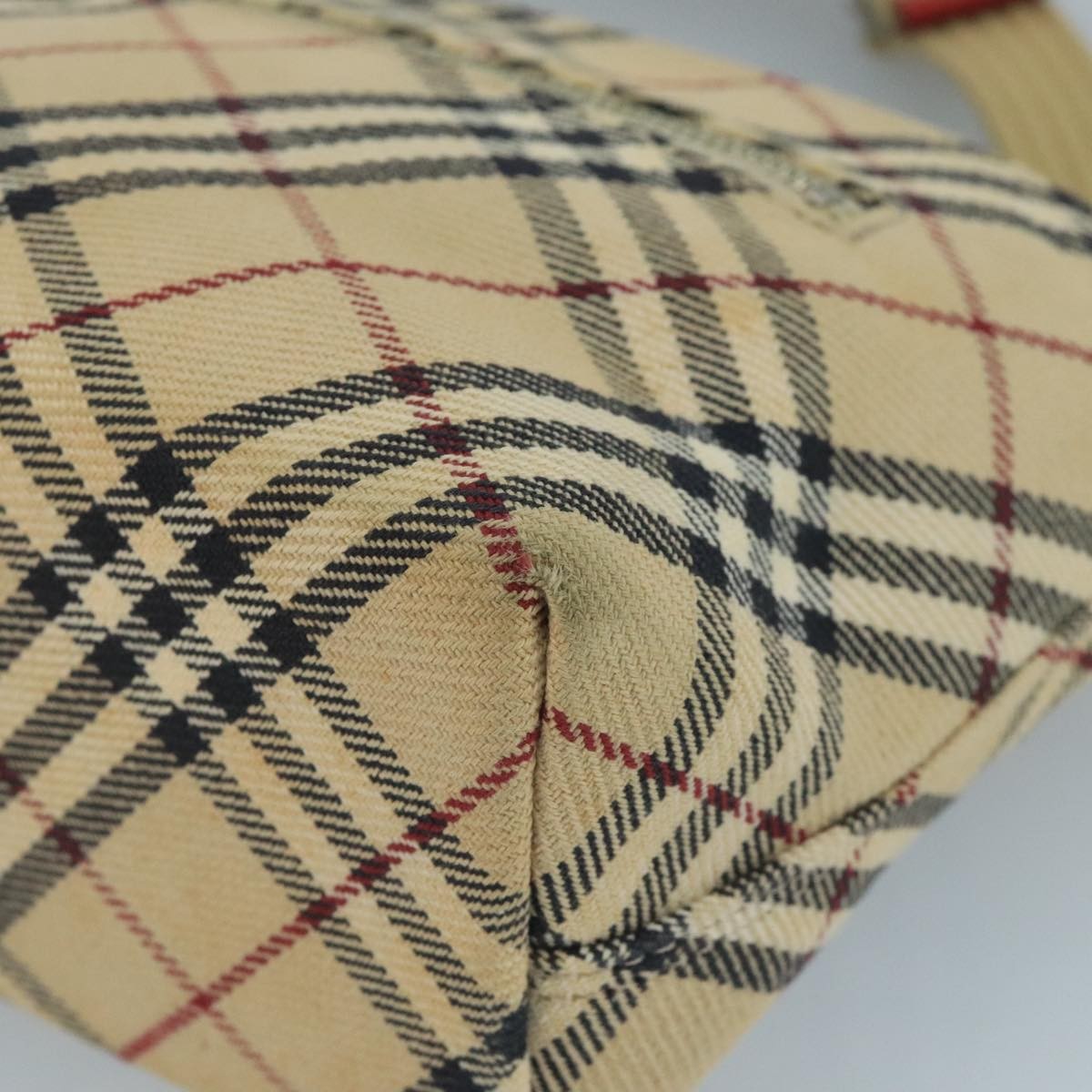 Burberry Shoulder Bag Nova Check Canvas, BEIGE, CANVAS, Shoulder bag