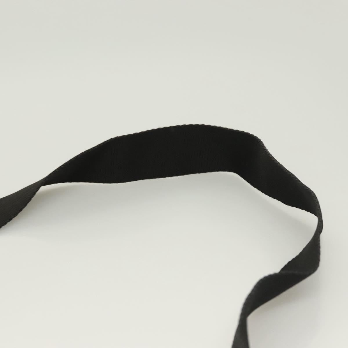 Christian Dior Vintage Zip Shoulder Bag Diorissimo Canvas, BLACK, CANVAS, Shoulder bag