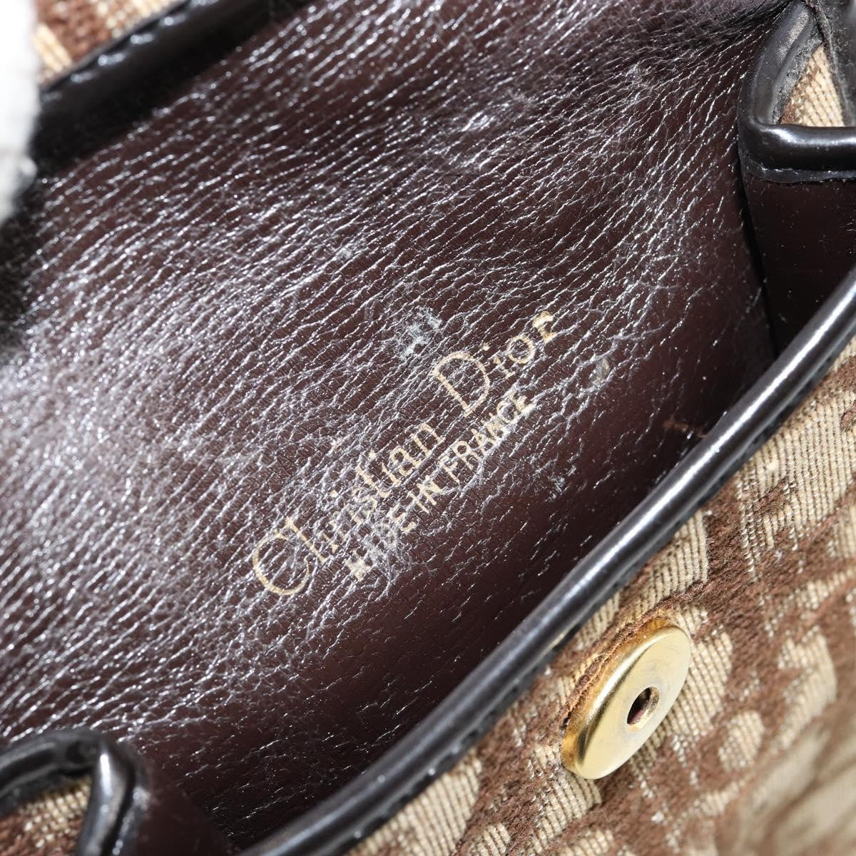 Christian Dior Trotter pouch Canvas, BEIGE, CANVAS, Clutche & pouche