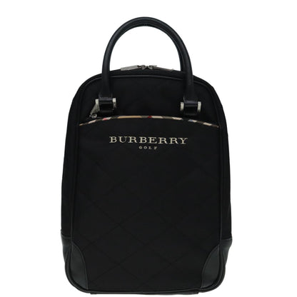 Burberry Golf handbag Nylon, BLACK, NYLON, Handbag