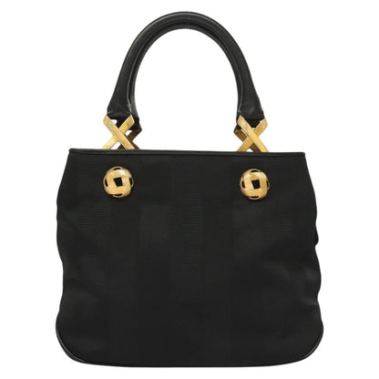 Salvatore Ferragamo Vintage Handbag Nylon, BLACK, NYLON, Handbag