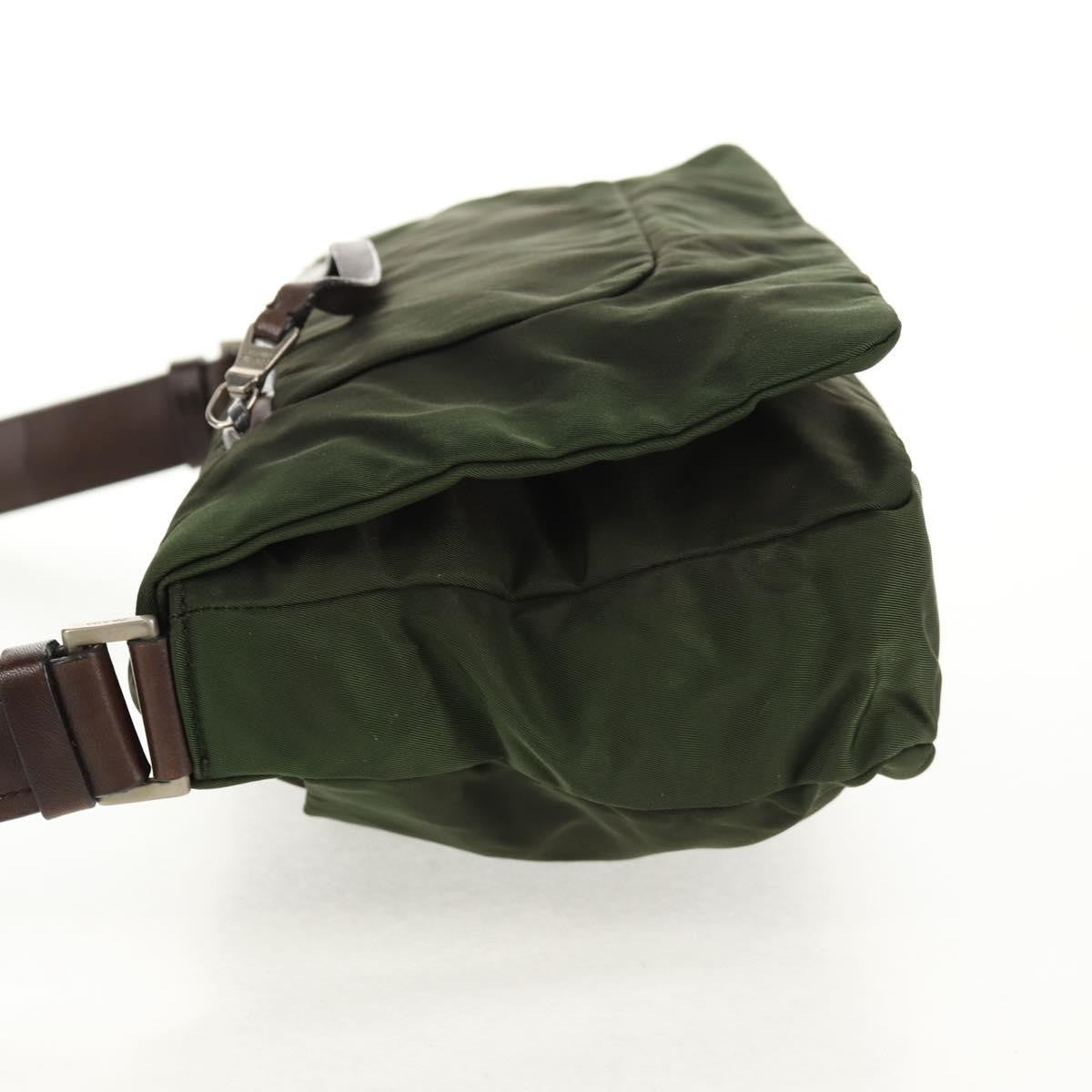 Prada Vintage Shoulder Bag Tessuto, KHAKI, NYLON, Shoulder bag