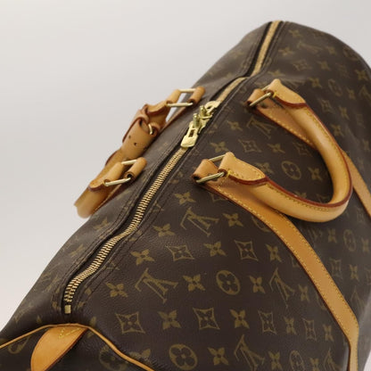Louis Vuitton Keepall Bag Monogram Canvas, BROWN, CANVAS, Travel bag