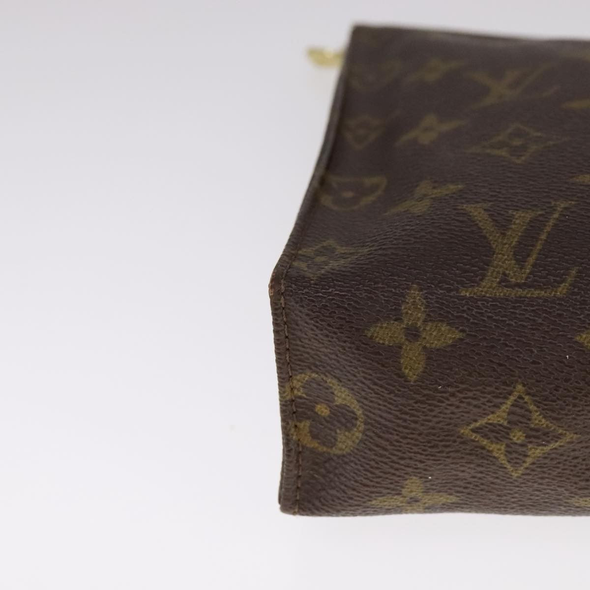 Louis Vuitton Pochette Voyage Monogram Eclipse Canvas, BROWN, CANVAS, Clutche & pouche