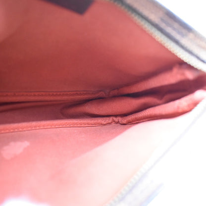 Louis Vuitton Trousse Make Up Bag Damier Canvas, BROWN, CANVAS, Clutche & pouche