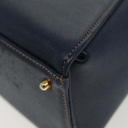 Valentino Garavani Vintage Handbag Leather, NAVY, LEATHER, Handbag