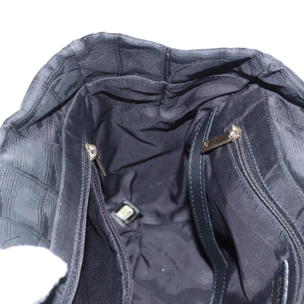 Chanel Travel Line Tote Nylon, BLACK, NYLON, Tote bag