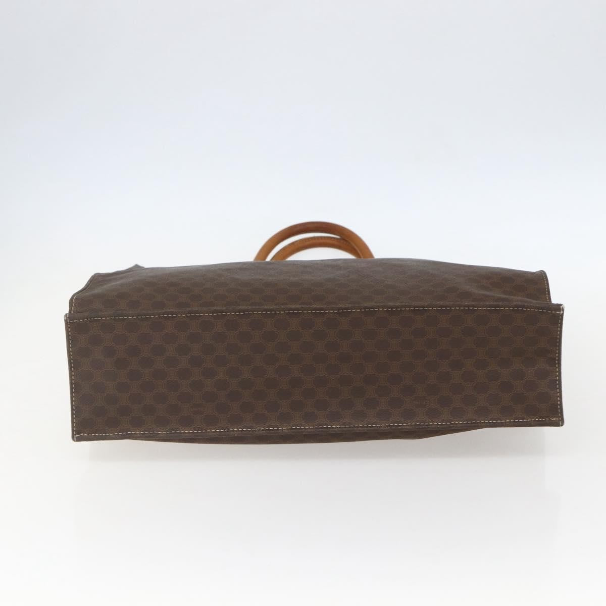 Celine Vintage Macadam Tote bag Canvas, BROWN, CANVAS, Tote bag