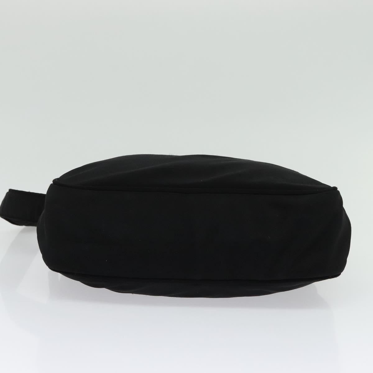 Miu Miu Zip Shoulder Bag Nylon, BLACK, NYLON, Shoulder bag