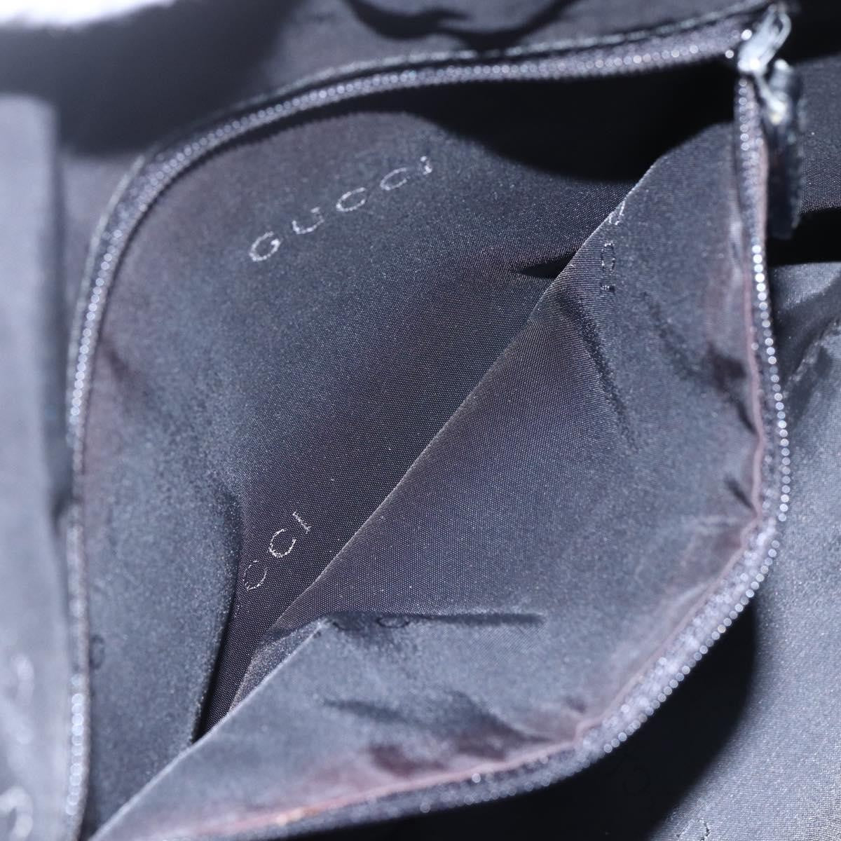 Gucci Zip Hobo Canvas, BLACK, CANVAS, Shoulder bag