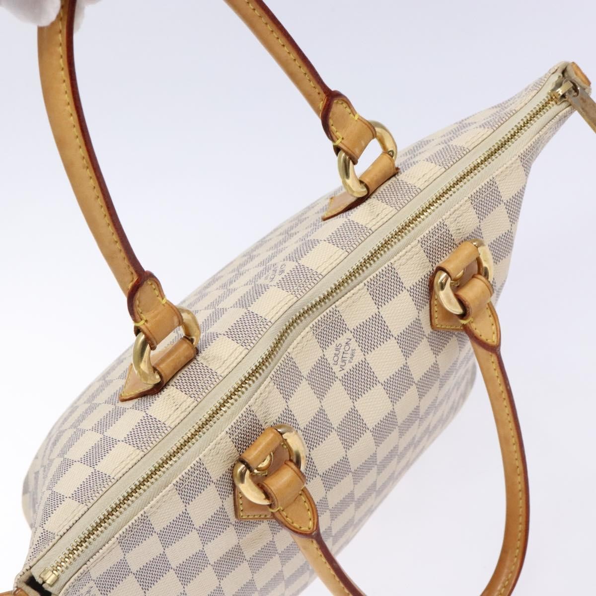 Louis Vuitton Saleya Handbag Damier, WHITE, CANVAS, Tote bag