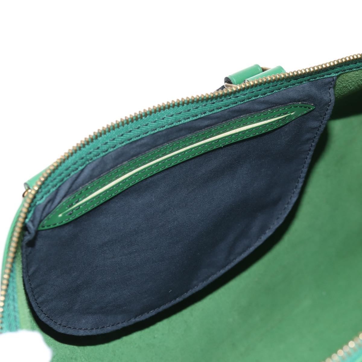 Louis Vuitton Speedy Handbag Epi Leather, GREEN, LEATHER, Handbag