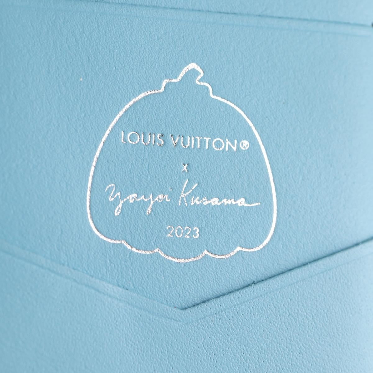 Louis Vuitton pocket organizer Leather, BLUE, LEATHER, Card Holders