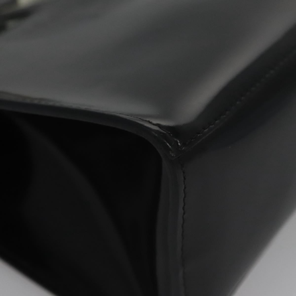 Salvatore Ferragamo Shopper Tote Patent Leather, BLACK, LEATHER, Tote bag