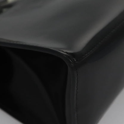 Salvatore Ferragamo Shopper Tote Patent Leather, BLACK, LEATHER, Tote bag