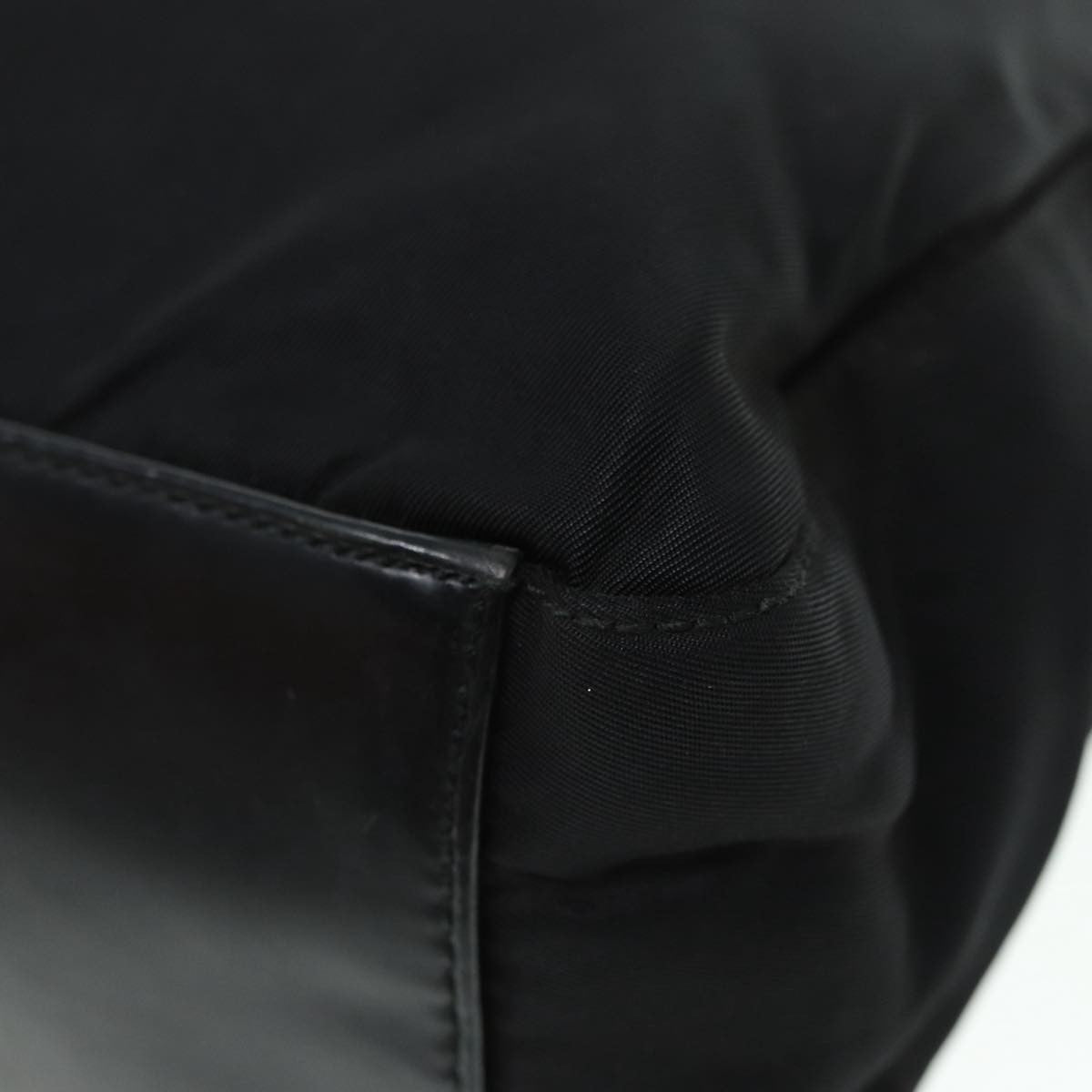 Prada Vintage Shoulder Bag Tessuto, BLACK, NYLON, Shoulder bag