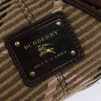 Burberry Blue Label Handbag Wool, BROWN, WOOL, Shoulder bag