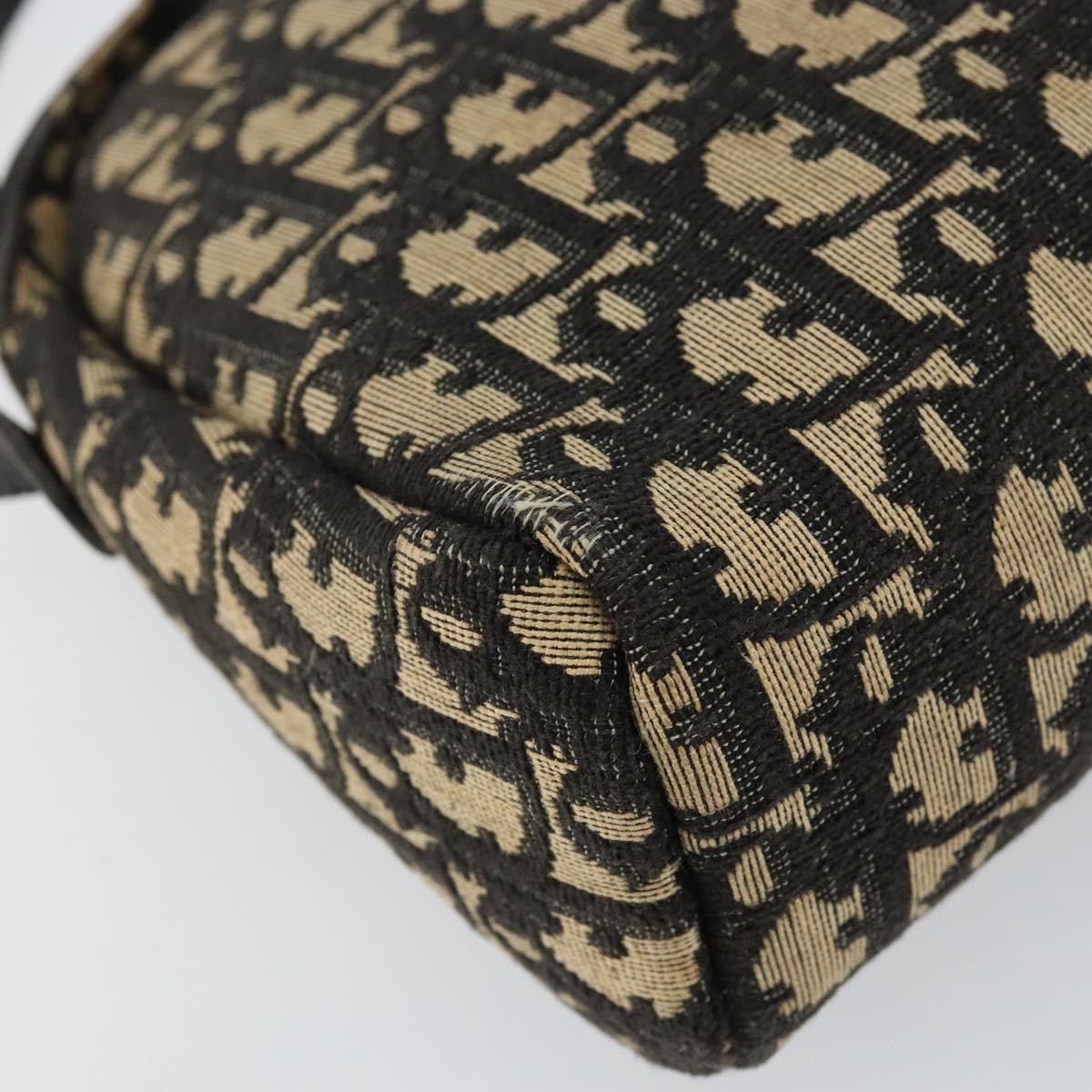 Christian Dior Vintage CD trotter Shoulder bag Canvas, BLACK, CANVAS, Shoulder bag