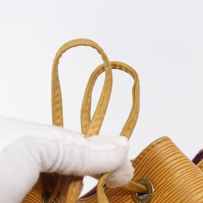 Louis Vuitton Petit Noe Handbag Epi Leather, YELLOW, LEATHER, Shoulder bag