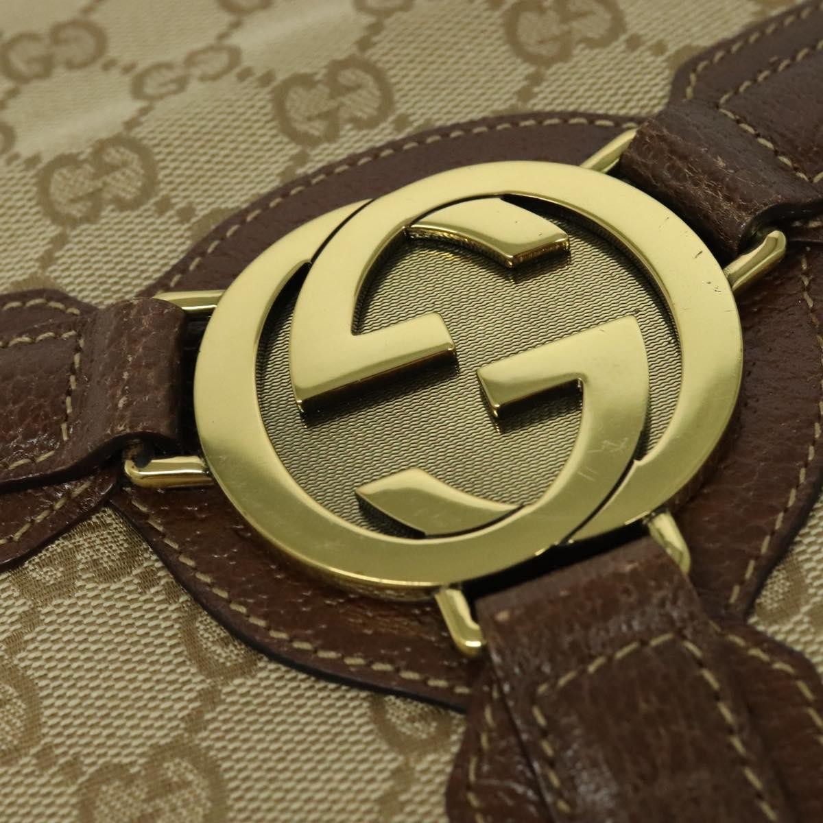 Gucci GG Canvas Bag Canvas, BEIGE, CANVAS, Shoulder bag
