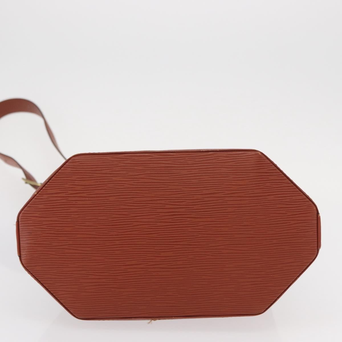 Louis Vuitton Vintage Sac d'Epaule Handbag Epi Leather, BROWN, LEATHER, Shoulder bag