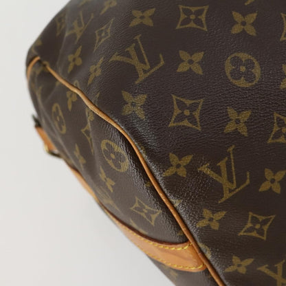 Louis Vuitton Keepall Bandouliere Bag Monogram Canvas, BROWN, CANVAS, Travel bag